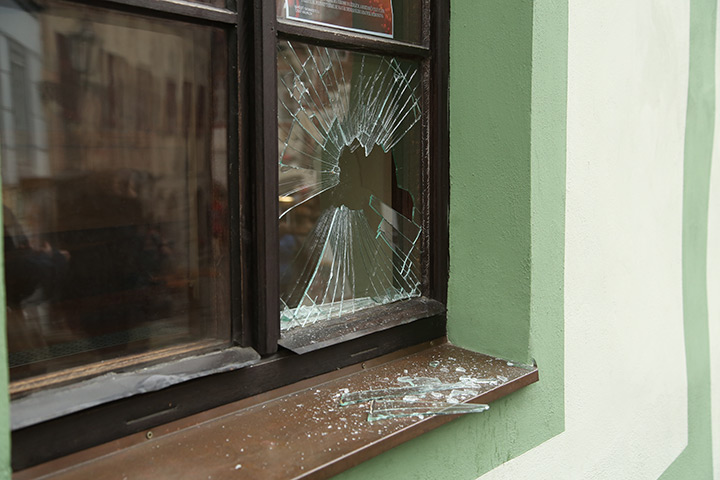 A2B Glass are able to board up broken windows while they are being repaired in Rochester.